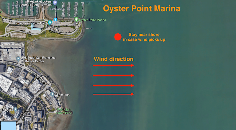 Oyster Point Wind Direction