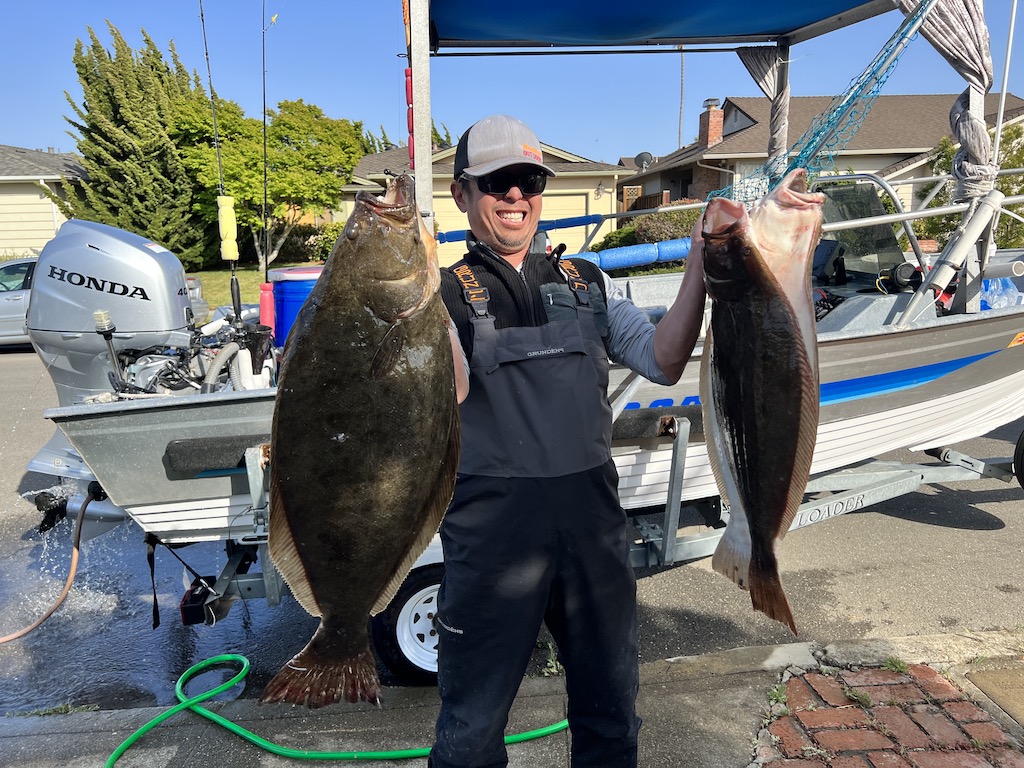 Allen Yip with Limit of California Halibut